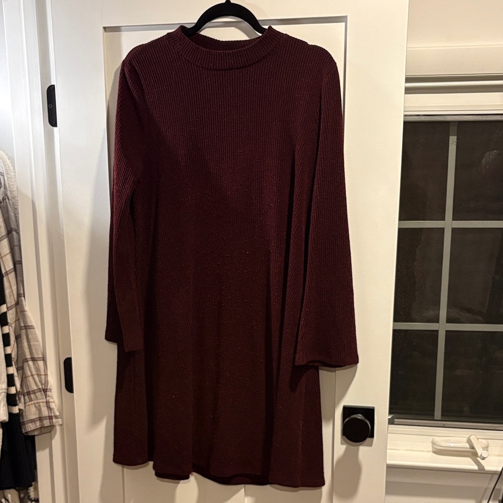 Old Navy Maroon Knit Sweater